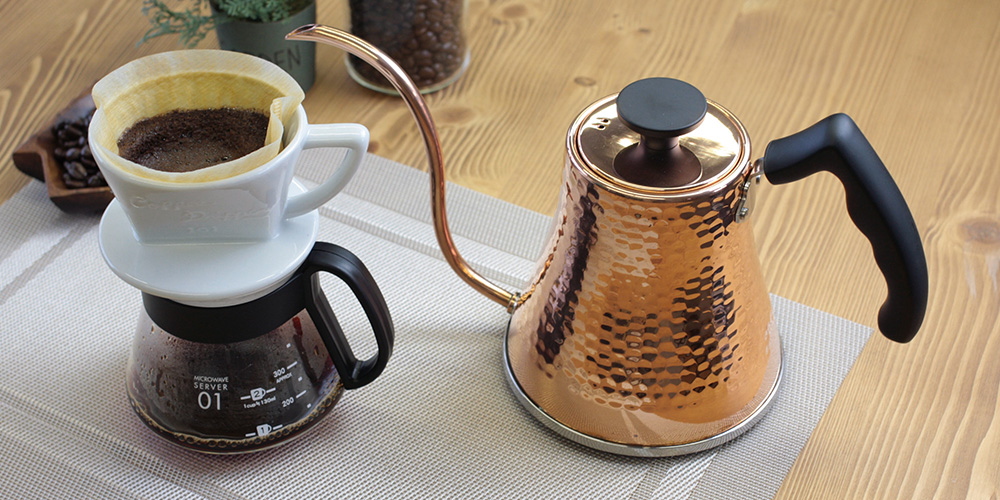 アサヒ IH対応 銅製コーヒーサーバーケトル