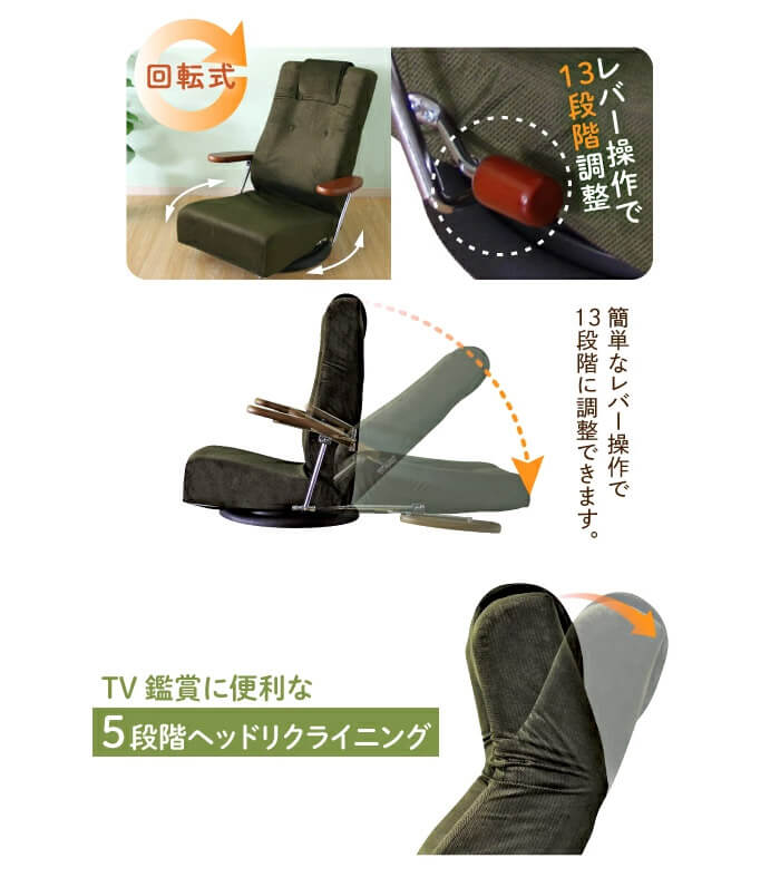 宮武製作所 日本製 腰をいたわる座椅子