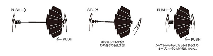 Knirps(クニルプス) T.320 ラージ デュオマチック セーフティー（ワンタッチ自動開閉式折りたたみ傘） KN-KNT320 1本