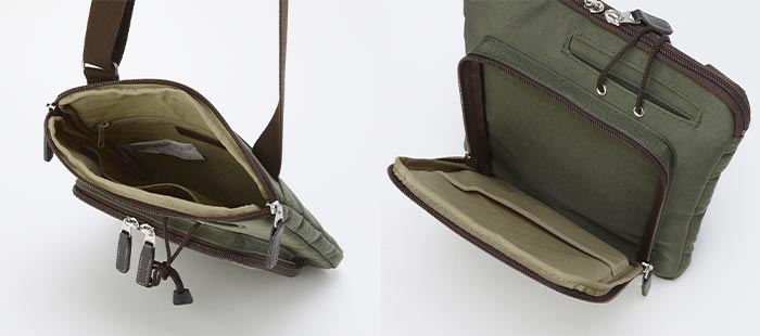 平野鞄 ブロンプトン 日本製 シワナイロン スマホリフトアップ 薄マチショルダー 1個