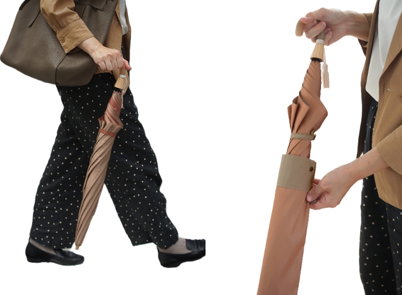 小宮商店 甲州織 Two-Ply 婦人折りたたみ傘