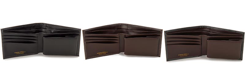 モンテスピガ ブライドルレザー二つ折り財布