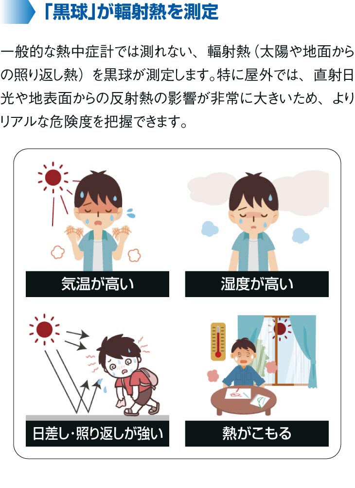 ファミリー・ライフ 黒球式熱中指数計 2個組 1箱(2個入)