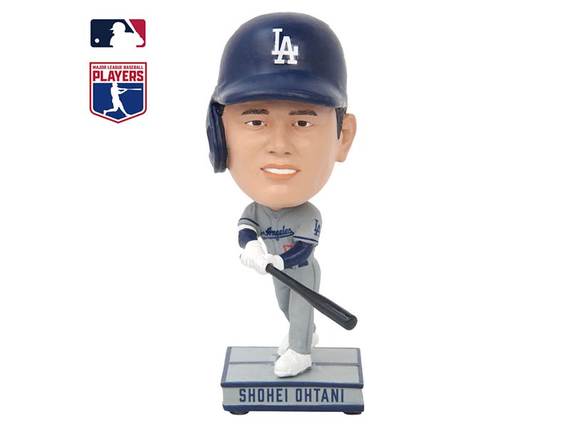 MLB公式ライセンス ドジャース 大谷翔平 ボブルヘッド人形 ビジター・バッター 4.5インチ