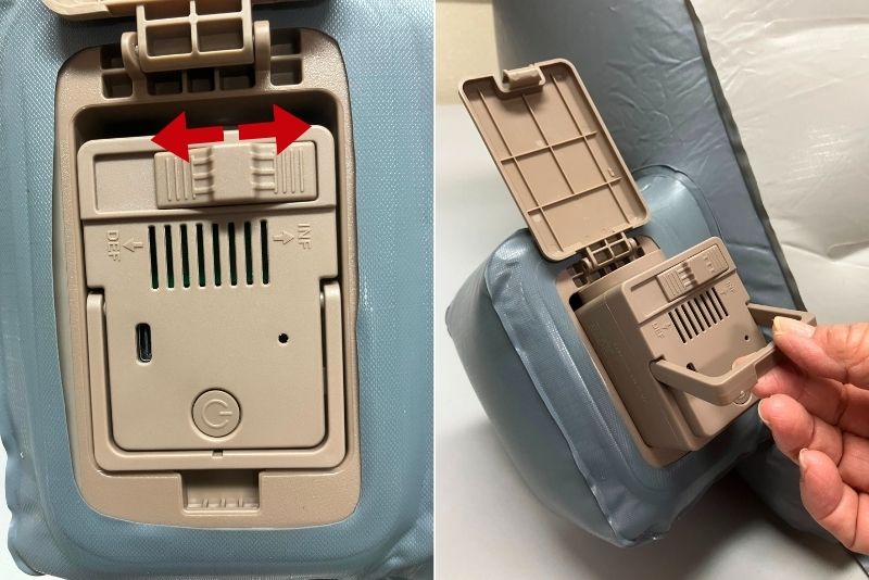 イーアンドケー エアーリクライニングマット ラクライナーα