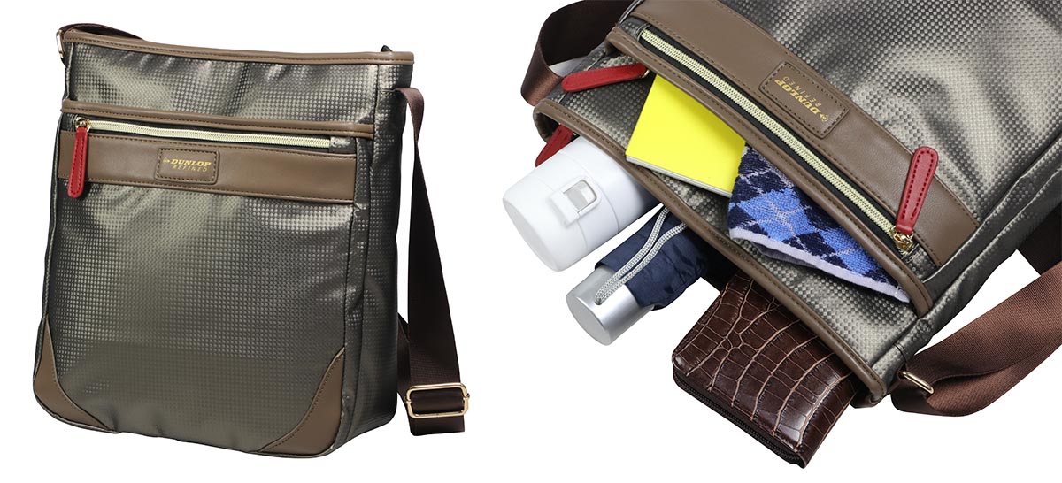 DUNLOP REFINED ダンロップ・リファインド カーボン調 大判ショルダー