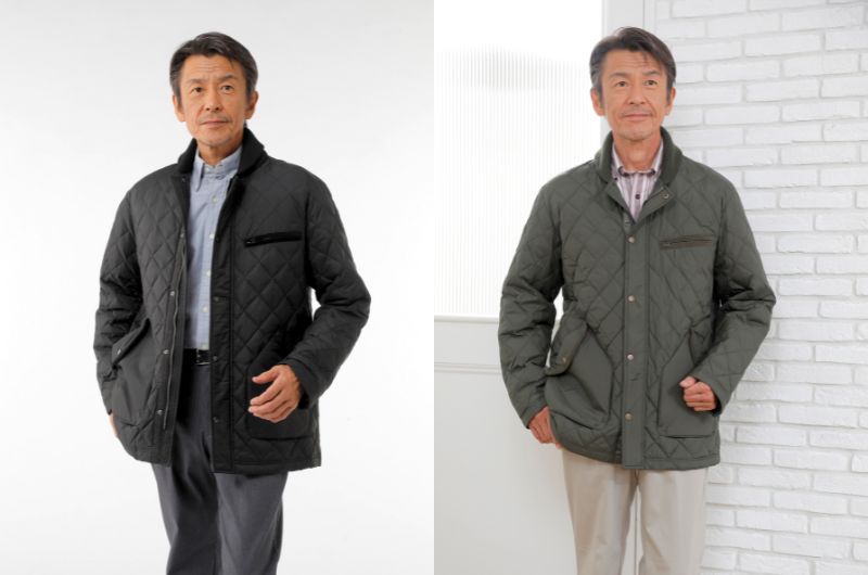 ハワード株式会社 UNITED 撥水リブカラーキルトダウンジャケット