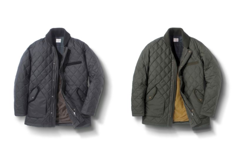 ハワード株式会社 UNITED 撥水リブカラーキルトダウンジャケット