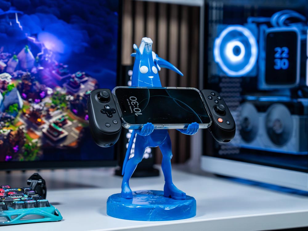 EXG 【Fortnite】”ポーラーピーリー” XL ケーブルガイズ コントローラー&スマホスタンド 1個