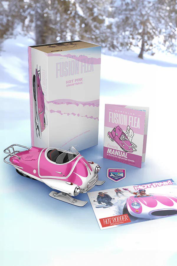 FALLOUT（フォールアウト） Hot Pink Snowtrack Flea Die-Cast Replica 1個