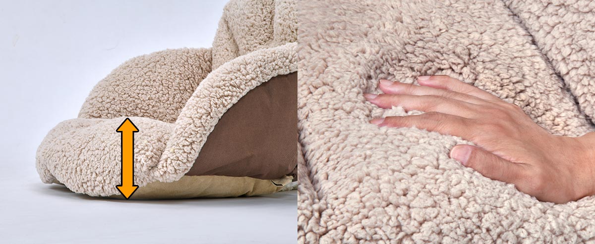 充電式あったかもこもこクッション