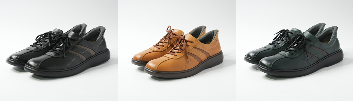 金谷製靴 カネカ 日本製 ソフト牛革 ノーベラ カジュアルウォーキングシューズ