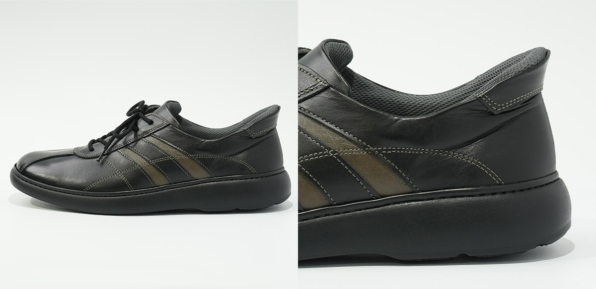 金谷製靴 カネカ 日本製 ソフト牛革 ノーベラ カジュアルウォーキングシューズ