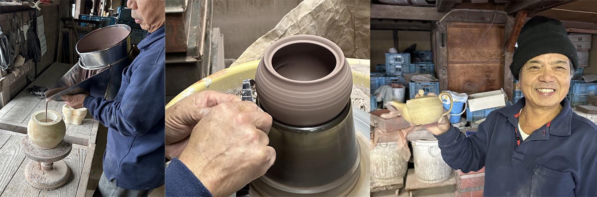 盛正窯 焼締コーヒー急須 T-0270 1個