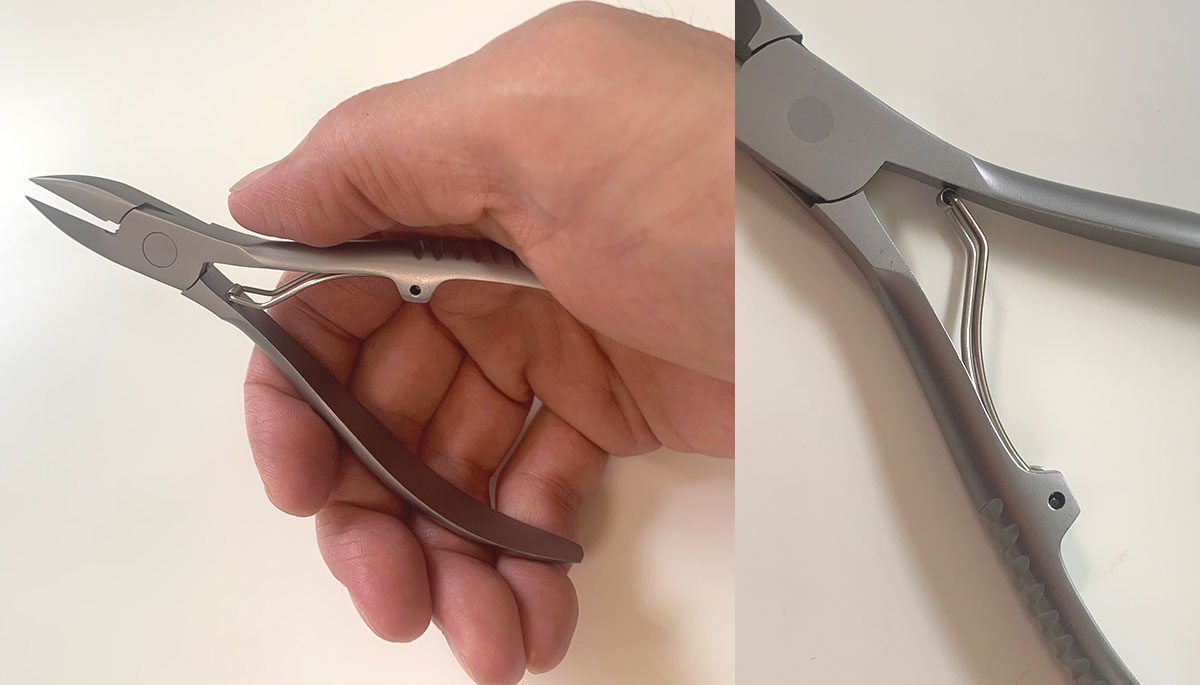 鵜飼洋鋏 鵜飼洋鋏 良く切れる細刃先ニッパー爪切り A-0285/DU205