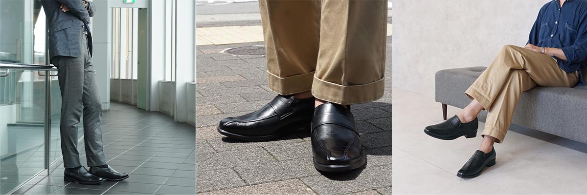 Belle&Sofa ベルアンドソファ 日本製 フィットビジネスシューズ ローファー パイロット