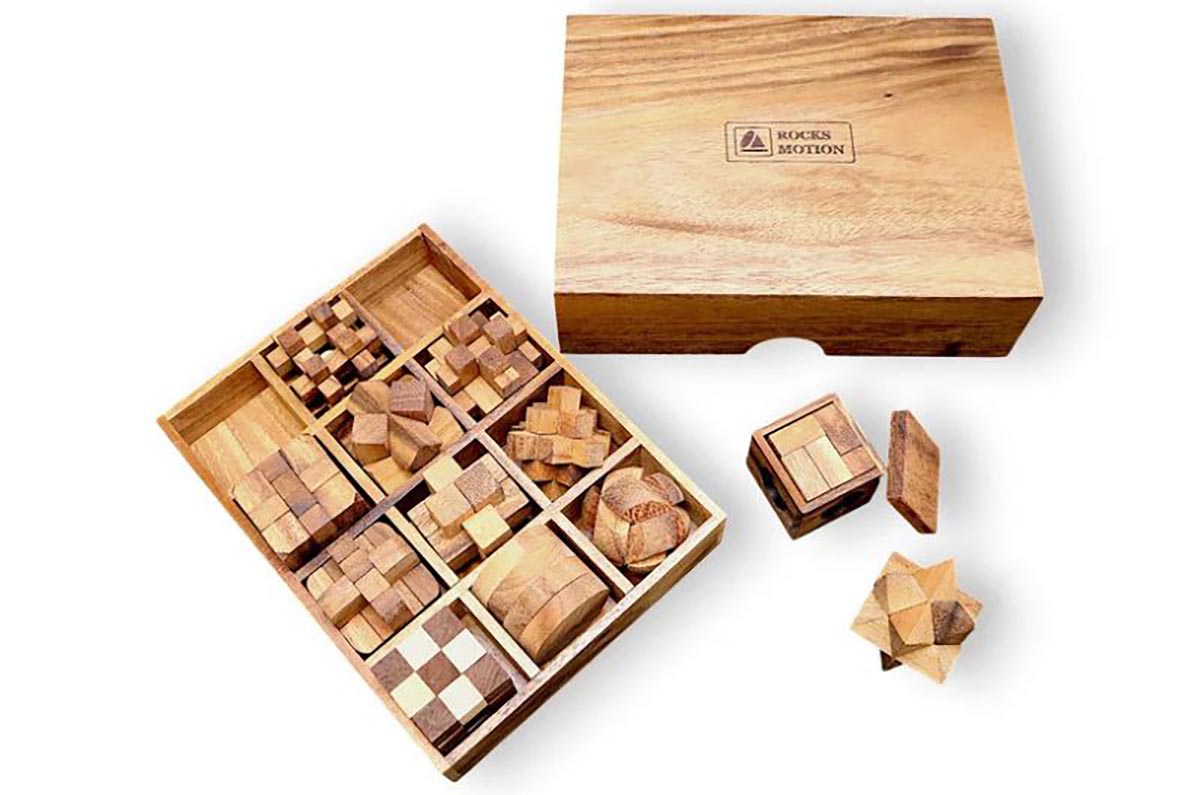 ロックスモーション 12ウッドパズルセット