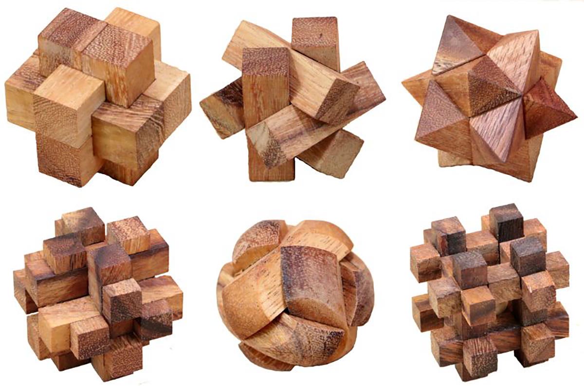 ロックスモーション 12ウッドパズルセット