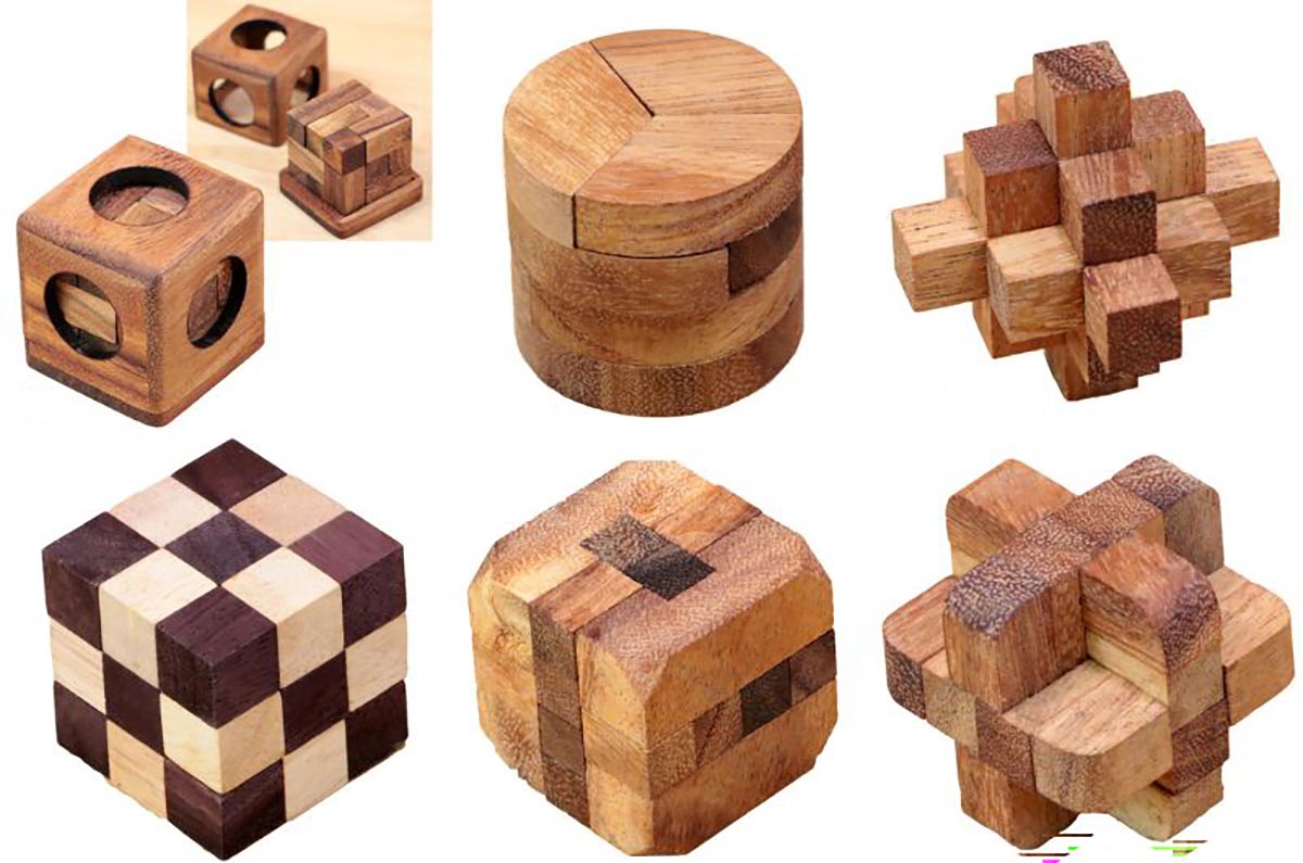 ロックスモーション 12ウッドパズルセット