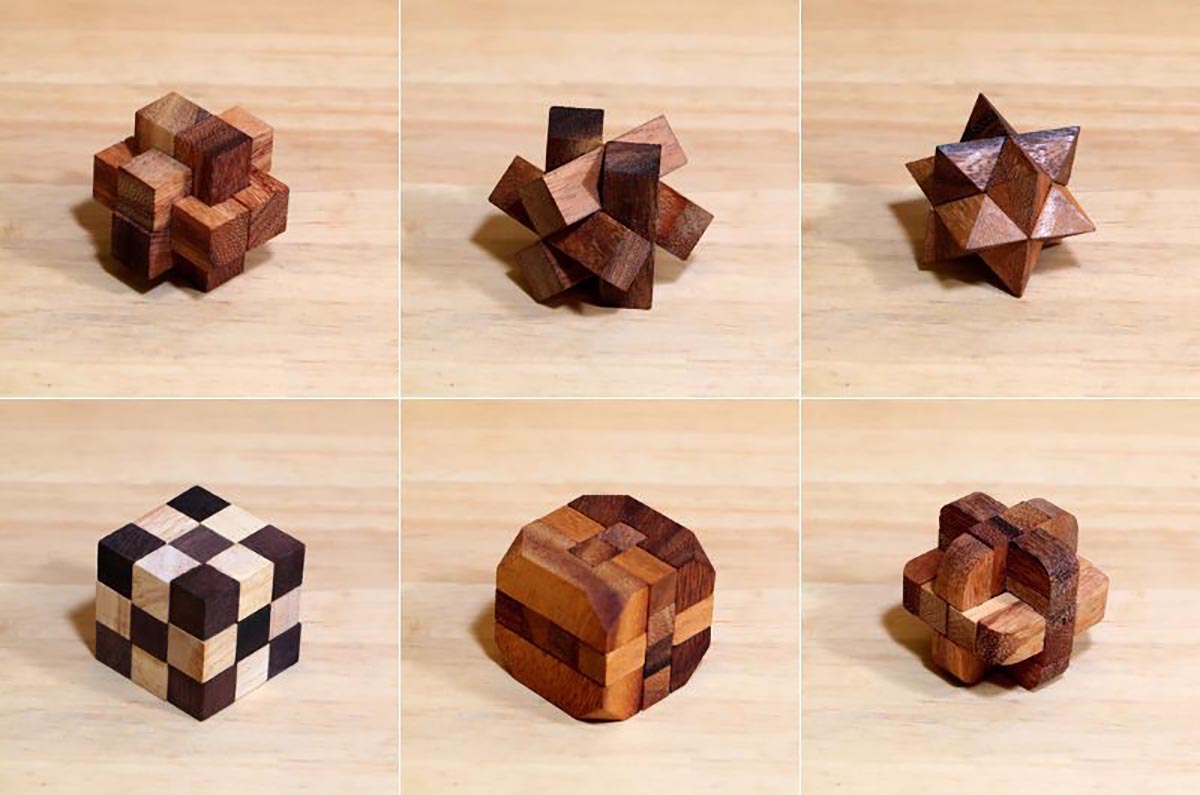 ロックスモーション 6ウッドパズルセット