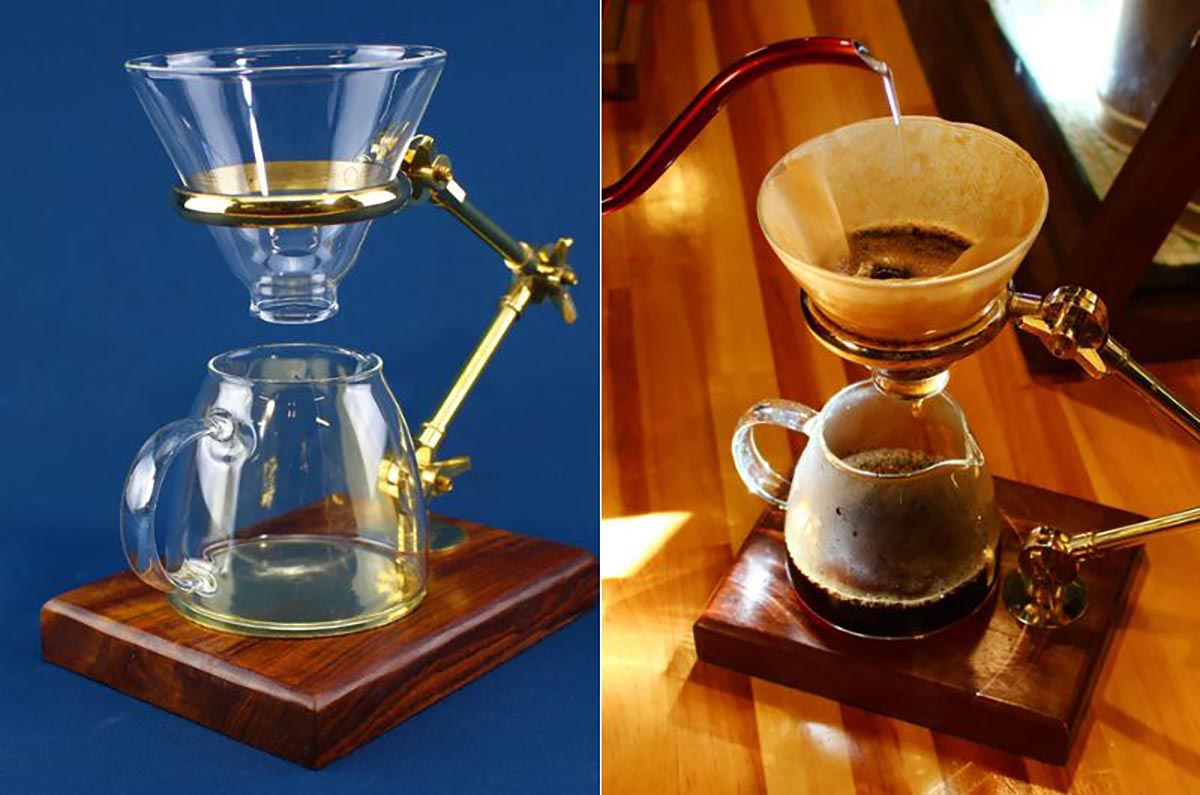 ロックスモーション 真鍮製 コーヒードリップスタンド