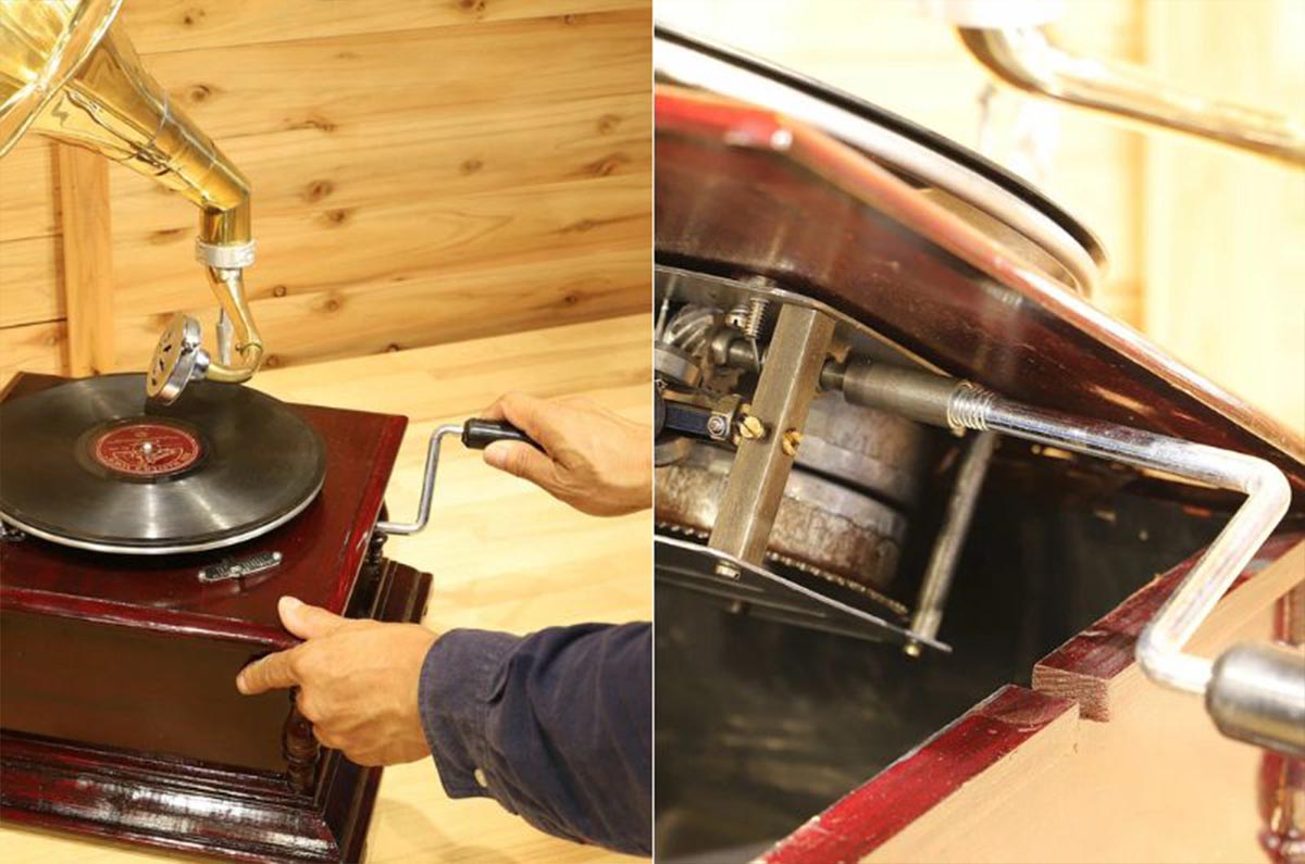 ロックスモーション 蓄音機 クラシック・グラモフォーン