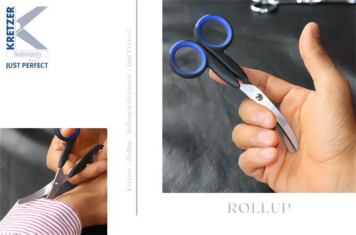 KRETZER ロールアップ ドイツ製 ステンレスばさみ