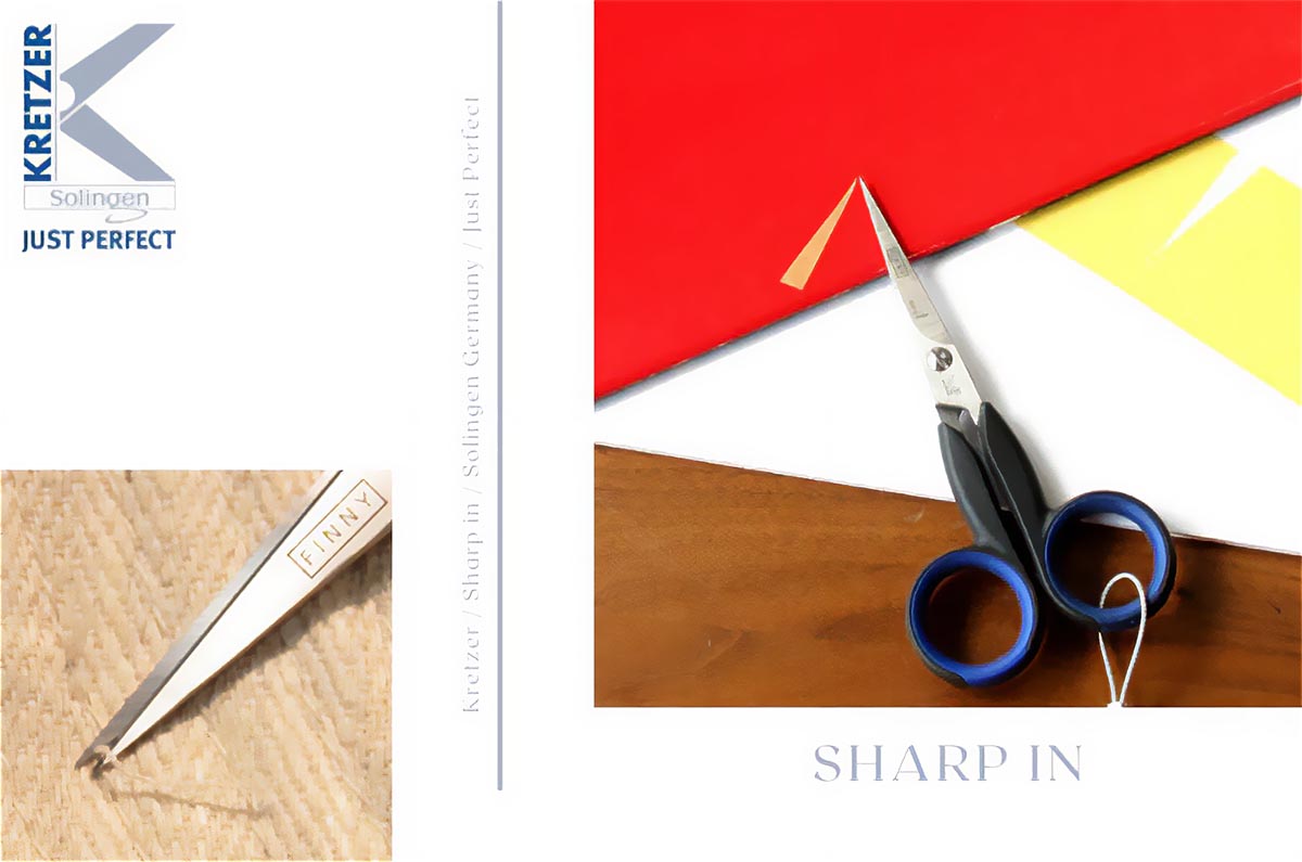 KRETZER シャープイン ドイツ製 ステンレスばさみ