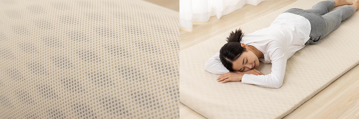 山甚物産株式会社 ジンペット 超軽量敷ふとん らくかる2