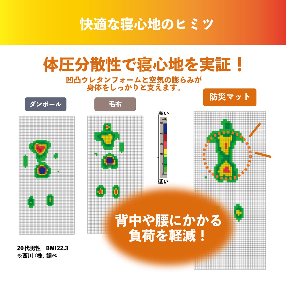 nishikawa PLEASEST（プレセスト） 枕付き防災マット