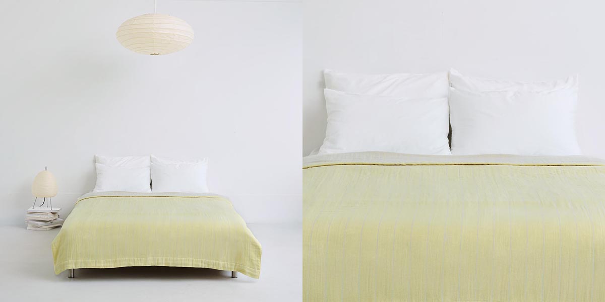 nishikawa hauu（はう） リバーシブル>4重ガーゼケット