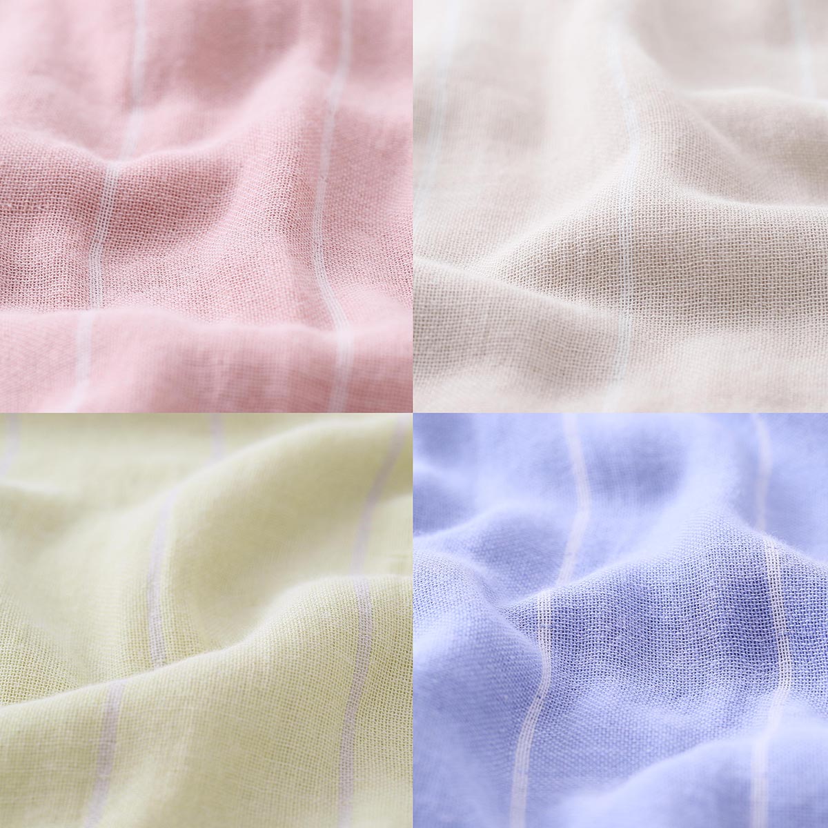 nishikawa hauu（はう） リバーシブル>4重ガーゼケット