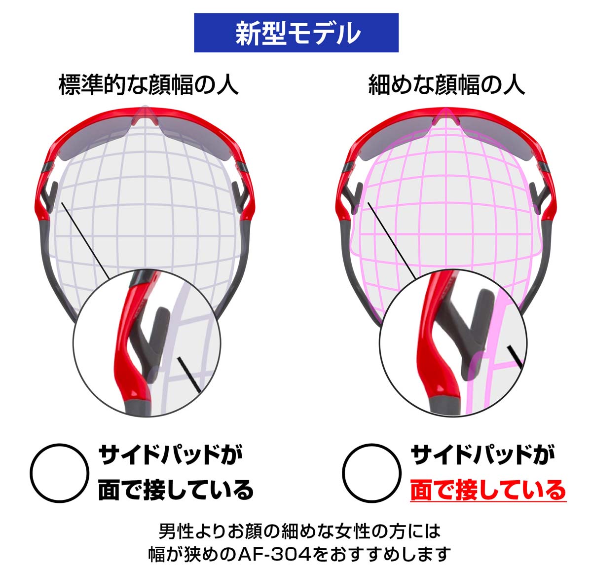 ジゴスペック AirFly（エアフライ） 鼻で掛けないサングラス　2眼タイプ