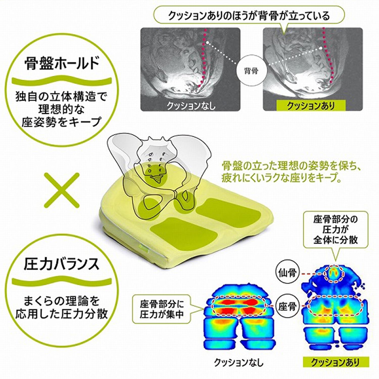 nishikawa Keeps キープス 「夢中がつづくクッション」おしりのまくら