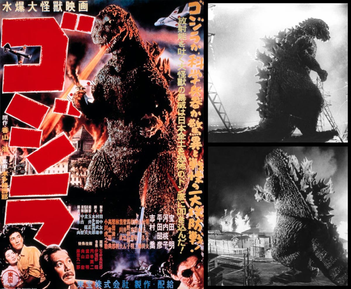 ゴジラ生誕70周年記念限定モデル 専用ボックス入り シリアルナンバー付き 電波ソーラークロノグラフ腕時計