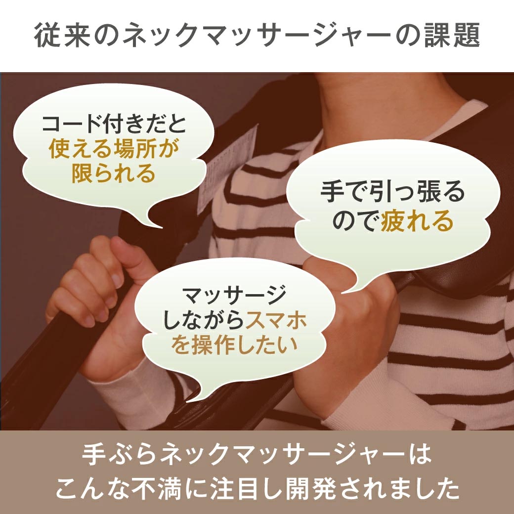 惣田製作所 Medi Labo（メディラボ） 手ぶらネックマッサージャー