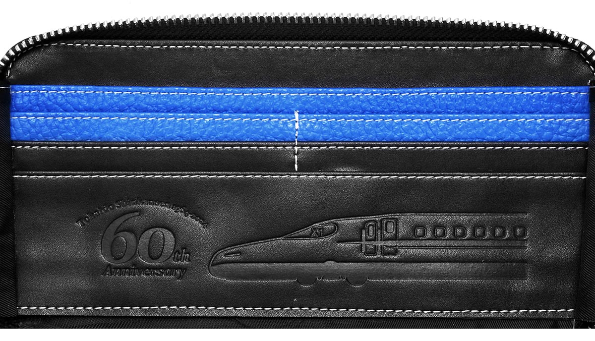 秀建コーポレーション 東海道新幹線60周年記念 イタリアンレザー長財布／N700typeA