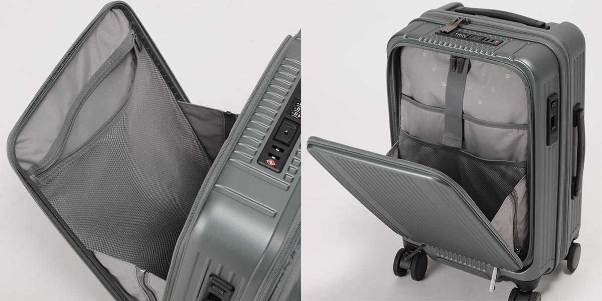 衣川産業 バーマス インターシティBS フロントオープンファスナー 37L 50cm