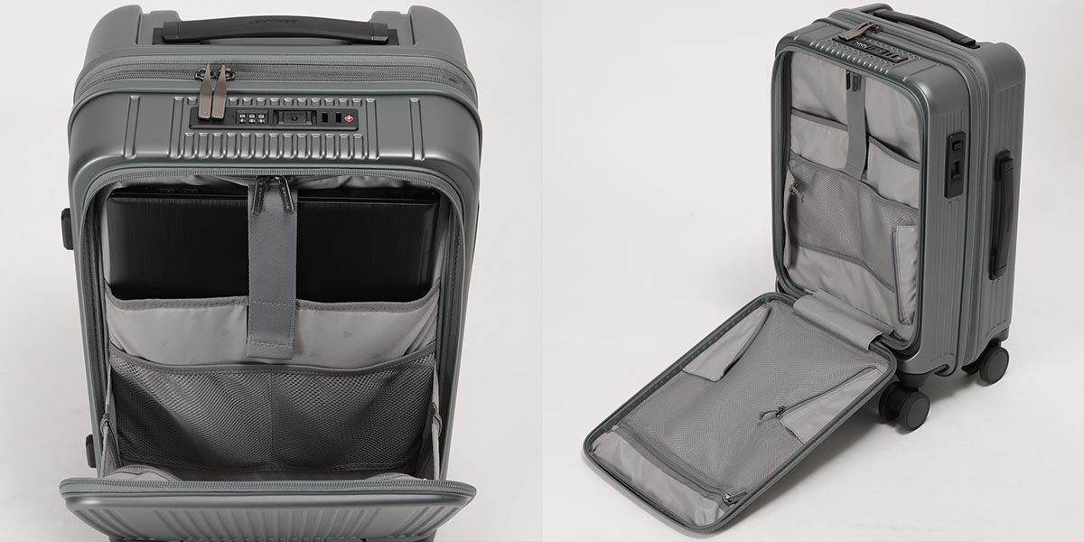 衣川産業 バーマス インターシティBS フロントオープンファスナー 37L 50cm