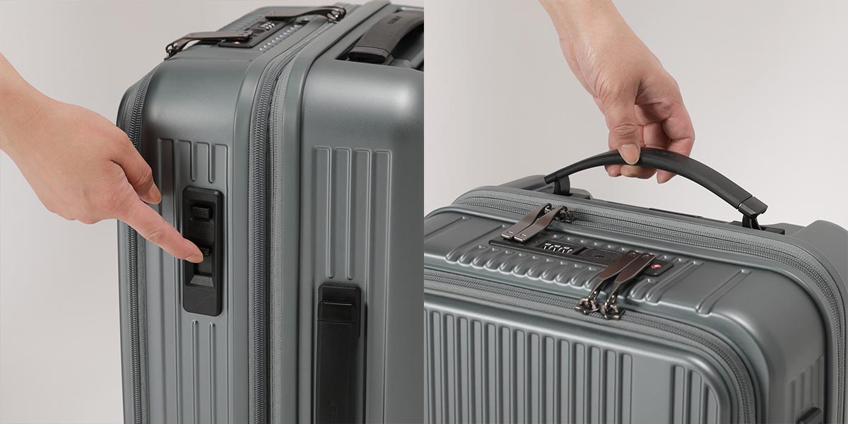 衣川産業 バーマス インターシティBS フロントオープンファスナー 37L 50cm