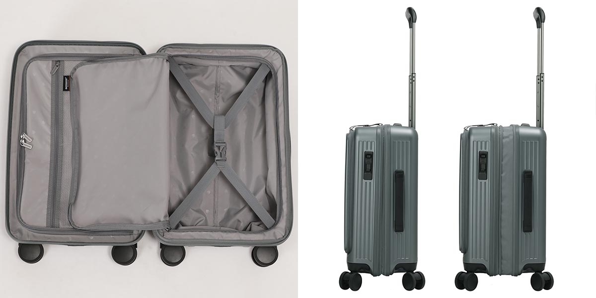 衣川産業 バーマス インターシティBS フロントオープンファスナー 37L 50cm