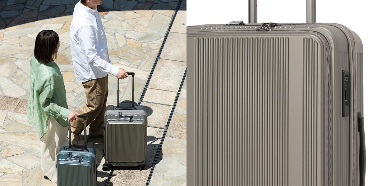 衣川産業 バーマス インターシティBS フロントオープンファスナー 54L 57cm