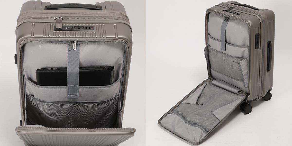 衣川産業 バーマス インターシティBS フロントオープンファスナー 54L 57cm
