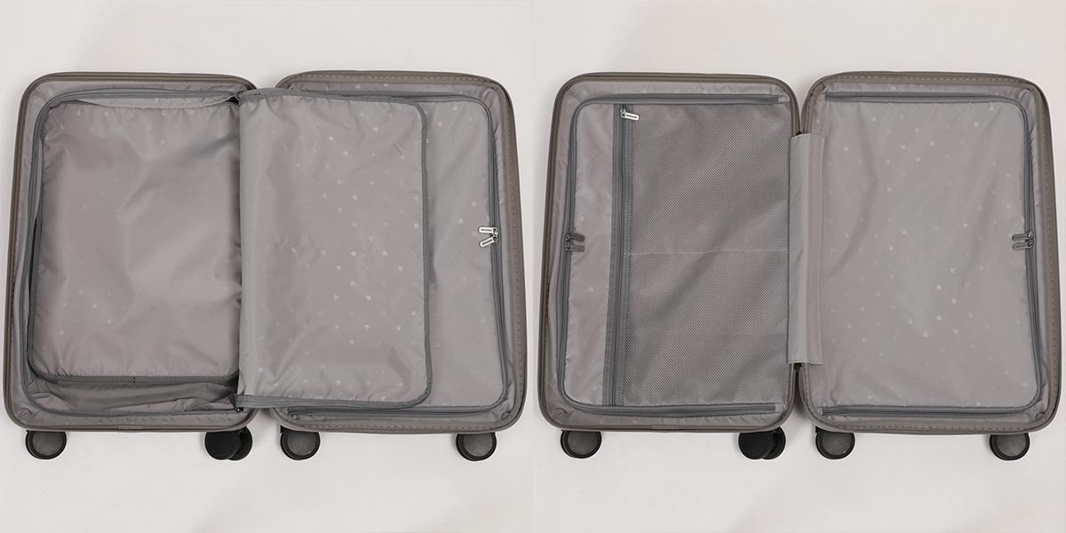 衣川産業 バーマス インターシティBS フロントオープンファスナー 54L 57cm