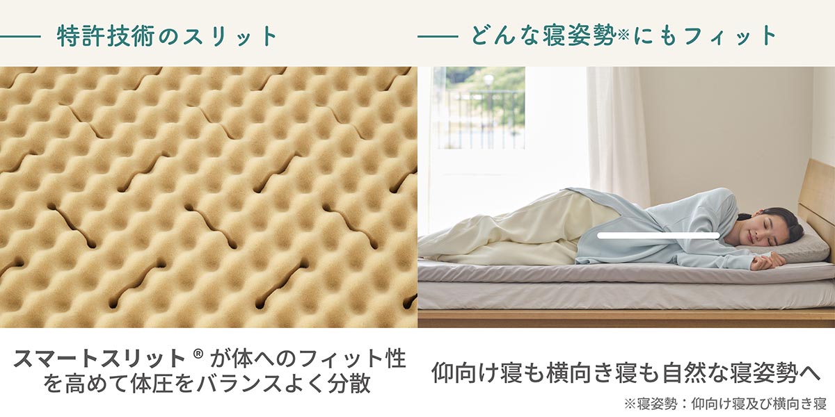 nishikawa SUYARA Dotsトッパータイプ シングル