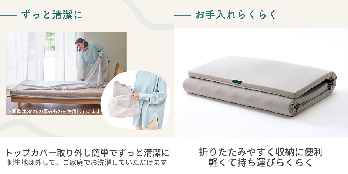 nishikawa SUYARA Dotsトッパータイプ シングル