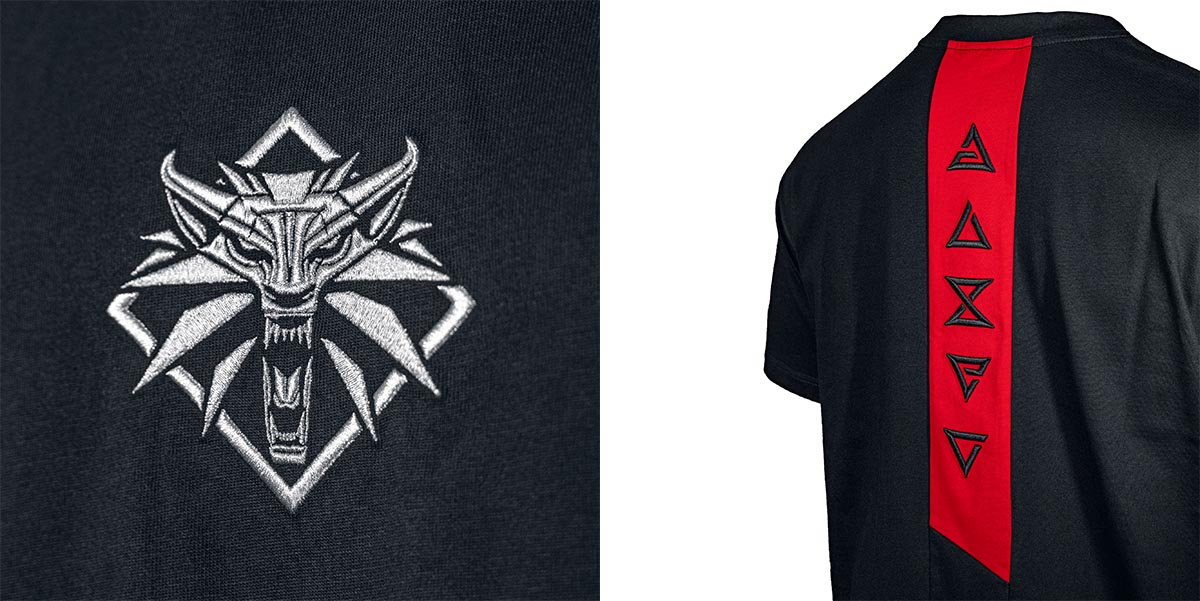 THE WITCHER（ウィッチャー） “Signs” ヘビーウェイト刺繍Tシャツ 1枚