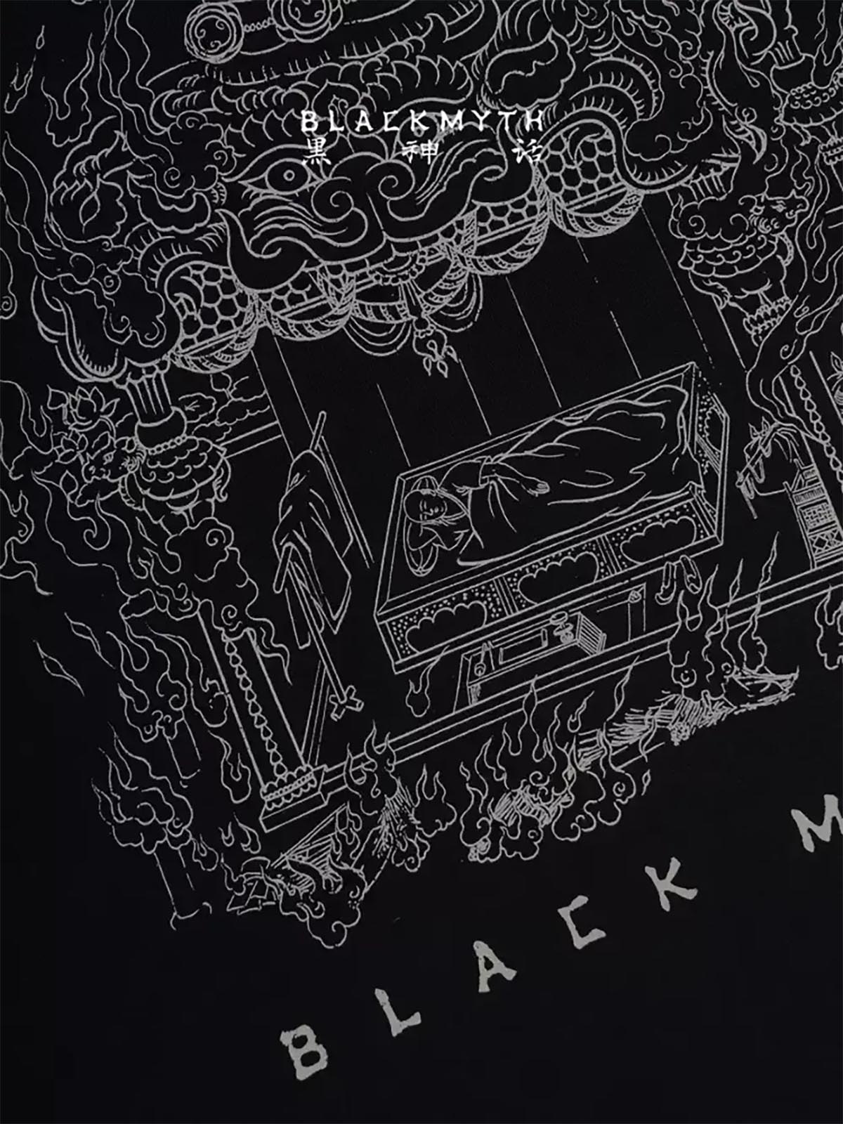 黒神話:悟空 Fireproof Mantle 避火罩グラフィックTシャツ