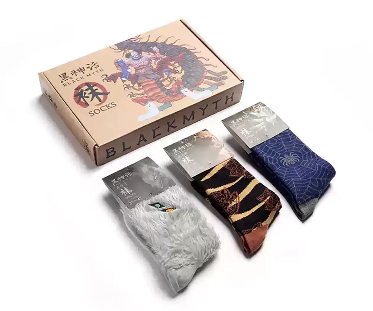黒神話：悟空 Journey to the West キャラクター•ソックス 3足セット