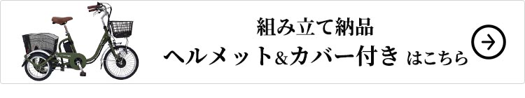 組み立て納品、ヘルメット&カバーセットはこちら